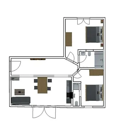Feriehus Kleines Berghaus - App 2 *